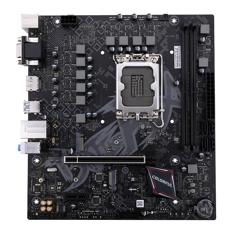 七彩虹  B760M-F PRO V20 战斧 七彩虹（Colorful）  B760M-F PRO V20 战斧 支持酷睿12代/13代CPU 台式机主板