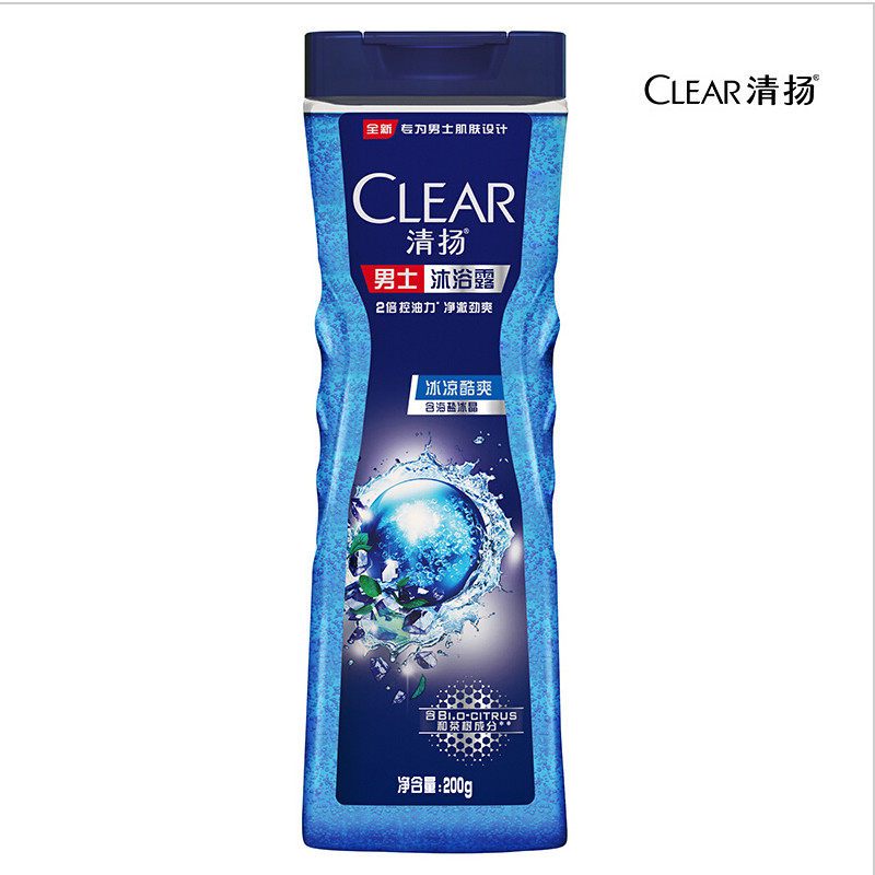 清扬 5386 清扬 5386 男士平衡控油沐浴露 冰凉酷爽200g