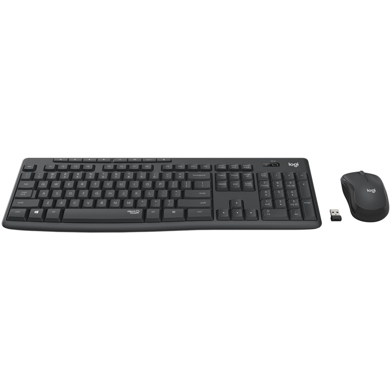 罗技 MK295 罗技（Logitech） MK295 无线轻音键鼠套装-黑色